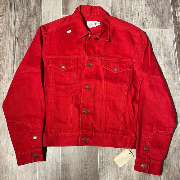 Calvin Klein Other - Vintage Y2K Calvin Klein Denim Jacket Red S NWT